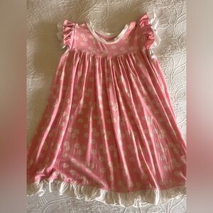 Kickee Pants Pink Sand Dollar OOAK swing dress
